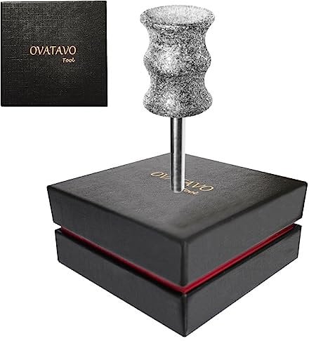 OVATAVO Dog Nail Grinder Attachment for Dremel - 1/8” Diamond Rotary Nail Grinder Bits for Large Medium Dogs Nail Care - Gift Set