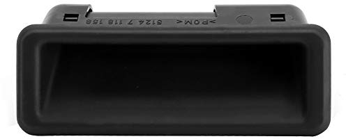 Interruptor de Liberación del Mango del Maletero para 1 3 5 Series X6 X5 X1 E60 E90 E91 E92 E93 E70 E71 Reemplazo, Botón de Tapa, Escotilla Trasera, Número OE: 51247118158