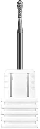 CGBE Brocas Torno Uñas Profesional, Brocas Manicura Carburo de Tungsteno para Quitar Cutícula, Piel Muerta y Dura, Grano Extrafino, Forma de Pera, Fresas Torno Uñas para Manicure Pedicure