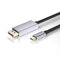 USB C auf DisplayPort 1.4 Kabel 0,5M, BolAAzuL USB Typ C zu DisplayPort Adapterkabel für Apple MacBook Pro, MacBook Air, Imac, Mac mini, XPS 15/13, 8K 60 Hz, 4K 144 Hz, Thunderbolt 3/4 Port