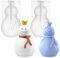 MONCAP 2 Stück 3D Schneemann Silikonform Weihnachten Schneemann Kerzenform Weihnachten Schneemann Gießform Schneemann Kerzengießform für Seife Kerze Aromasteinen DIY Winter Weihnachtsdeko
