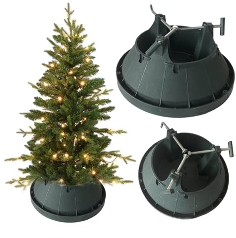 COIL Weihnachtsbaumständer, grüne Farbe, 5 Liter - Stabiler Christbaumständer mit 3/4 Schrauben für sicheren Halt und frischen Baum - Weihnachtsbaumständer – Tannenbaumständer