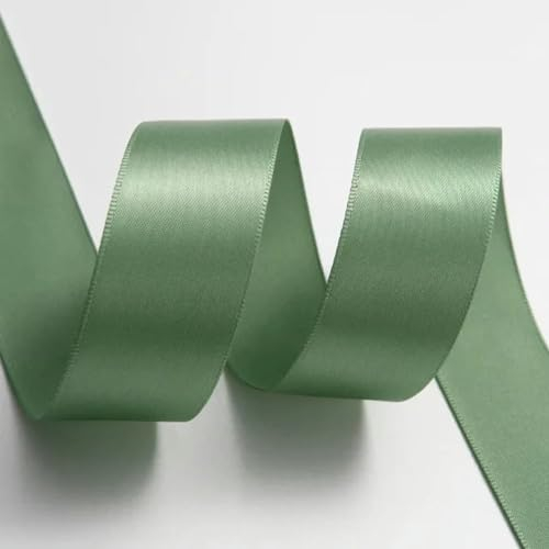 Einseitiges Polyester-Satinband für Hochzeitsdekoration, Blumenstrauß, Geschenkbox, Bastelverpackung, 20 Yards-C2-146-19 mm breit x 20 Yards