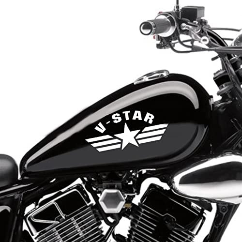 FLYIFE per Y&amaha Vstar V-Star XV250 XVS650 XVS1300 XVS1100 Route 66 Star Wings Decalcomanie Adesivi 0.1mm PVC Decal Sticker Accessori