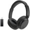 Cuffie FM Over-Ear senza fili, cuffie Bluetooth senza fili per guardare la TV, il telefono e il PC, nessun ritardo audio, cuffie Bluetooth con bassi profondi, cuffie stereo HiFi leggere - Nero