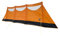 OLPRO Inflatable Orange Windbreak, 5.7m wide and 1.4m tall, carry bag included, 4 inflatable beams