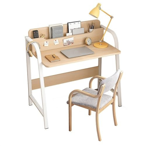 Bureau D'ordinateur Bureau Petit bureau for chambre à coucher, bureau d'étudiant, Table d'angle Simple for la maison, Table d'ordinateur portable avec compartiment de rangement, Table d'étude Bureau d