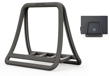 NEXSTAND K11 Vertical Laptop Stand – Adjustable Space-Saving Desktop Organizer for Laptops, MacBooks, Tablets, and e-Readers – Self-Locking, Universal Fit – Black