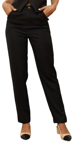 La Modeuse Pantalon taille haute à coupe cigarette