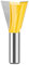 Boxonly Straight Cut Router Bit Milling Cutter Cutting Dovetail Bit 1/2 Inch Shank,1-1/4 Cut Diameter Wood Cutting Trimming Cutter Double Flute Straight Grooving Bits for Woodworking Dovetail Bit