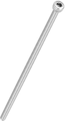 Kozelo 4pcs Socket Head Cap Screws - [M4-0.7 x 120mm] 304 Stainless Steel Allen Socket Drive for Electrical Motor 3D Printing Fan Engine Replacement Use, Silver