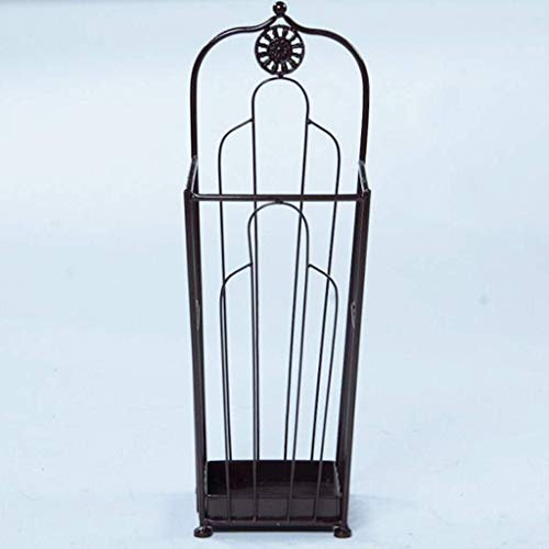 WJXCYGG Porte-Parapluie en Fer forgé avec Tube pour Parapluie, Marron