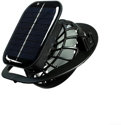 Wide Brim Hat with Solar Charging Fan, USB Charging, Electric Fan