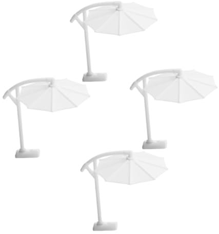 TOYANDONA 4piezas Mini Sombrilla De Playa De Parasol para Jardín Decoración De Casa De y Exteriores De Sombra y Portátil para Paisajismo y Fotografía