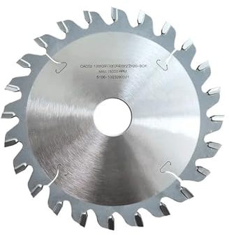Hookurity Circular Sawing Bladeing Carbide TCT 120mm Circular Panel Sliding Table Sawing Bladeing for Cutting MDF Melamine Particleboard Chipboard Wood Board Scoring Sawing Bladeing(22mm)