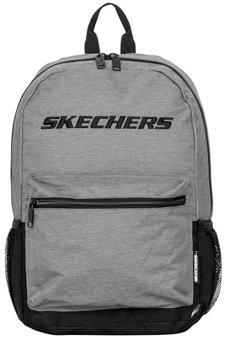 Skechers 365 Weekend 2.0 Reiserucksack Leichter Multipocket Rucksack Schulrucksack Laptoptasche, GRAU, Einheitsgröße, Classic