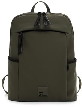 SURI FREY mit Laptopfach SFY Shiny Cityrucksack Oliv olivgrün