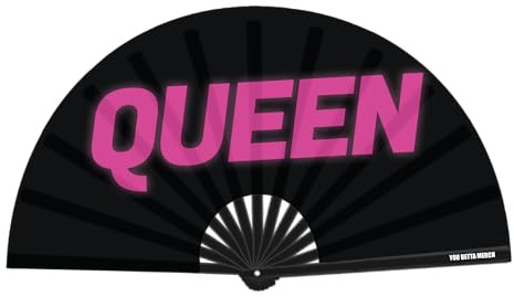 Queen Clack Fan, Bamboo Hand Fan