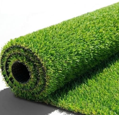 Generico Prato Sintetico 30 MM - Rotolo Erba Sintetica Drenante per Giardini e Terrazze Effetto Naturale (2x10 Metri)
