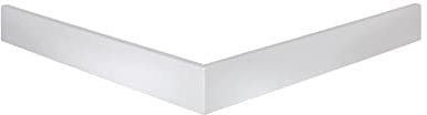 Schulte Duschwannen-Schürze 90x90 cm, Quadrat extra-flach, Höhe 11 cm, Sanitär-Acryl alpin-weiß