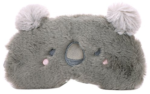 ITODA Augenmaske Weiche Schlafmaske mit Plüschtiere Muster, Koala, 18 x 10 cm(LxB)