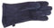 Kaminhandschuh Leder TermaTech schwarz Handschuh links mit TermaTech-Logo