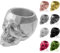 CONCRETTE Pot de Fleurs en Ciment, Cache-Pot en béton, tête de Mort Low Poly, Ø 5 cm, Ø 7,6 cm, Ø 11 cm, Ø 24 cm, 17 Couleurs