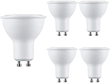 Calugy 5er Pack LED Spot Alu-Plastic PAR16 5-38 Watt GU10 460 Lumen 840 kaltweiß nicht dimmbar - LED Halogenstrahler - LED Reflektorlampe - LED Spot - LED Reflektor – Spot - GU10 Leuchtmittel