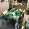 Surwin Tischdecke Tischtuch Pflegeleicht Abwaschbar Schmutzabweisend Tischwäsche (Monstera,140x180cm)