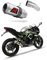 DOMINATOR Pot d'échappement Silencieux GP compatible avec NINJA 125 Z125 2019-2021