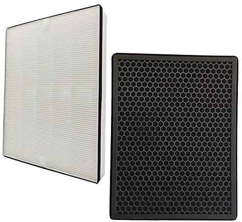 FY2422 FY2420 Replacement Filter Compatible with Philips 2000i 3000i Series AC2889 AC2887 AC2882 AC3829/10 Air Purifier H13 True HEPA Filter & Activated Carbon Filter FY2422/30 FY2420/30
