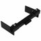 Susany Schneepflugadapter für Rasentraktor Rasenmäher Mäher Schneeschild Räumschild Schneepflug Anbausatz Stahl 401x220x120mm Schwarz