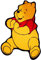 AQUILONE Geformter Teppich WINNE THE POOH 66 x 110 cm Kinderzimmer