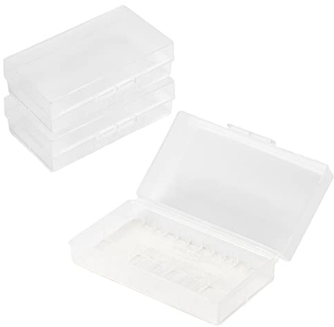 Ansmann 3X 18650 16340 Batteriegehäuse Batteriebox für bis zu 12x Akkus oder 6X und alle ähnlichen Größen Akkubox Schutzbox Aufbewahrungsbox Schutz, 3 Stück, weiß