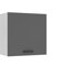Belini Hängeschrank Küche, Küchenschränke SG. Breite 60 cm. Oberschrank mit 1 Tür, Küchenhängeschränke, Wandschrank Hängend, Silber matt