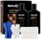 NATRUTH Leather Care Kit with Sponges, 280ml Leather Cleaner and 280ml Leather Conditioner, Leather Furniture Cleaner for Leather Sofas Car Seats, All Leather Items