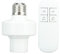 Douille d'ampoule de Télécommande Fil, Douille de Lampe Fil de Remplacement, Contrôle à 360 Degrés Facile à Installer avec Télécommande pour Lampe à économie d'énergie pour