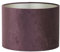 Dirk Davids Leuchten GmbH Lampenschirm Zylinder in Velours Aubergine für Tischleuchte Tischlampe 20-20-15
