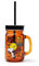 Excelsa Peanuts - Taza de Halloween con pajita, cristal, capacidad de 500 ml.
