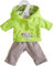 HABA Puppen-Kleiderset Homewear, Kleidung für 32cm Puppen, Unisex, weicher Stoff
