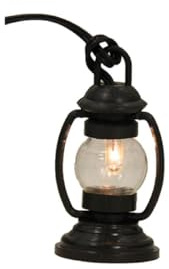 FADEDA Windlicht/Höhe: 3cm/handbemalt/detailgetreue Krippen Figuren - Weihnachten Tisch Dekoration Krippe Zubehör