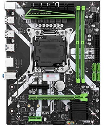 Placa base compatible con X99 X99-8M-F ranura LGA2011-3 USB3.0 NVME M.2 SSD compatible con memoria DDR4 REG ECC y procesador Xeon E5 V3 V4