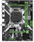 Placa base compatible con X99 X99-8M-F ranura LGA2011-3 USB3.0 NVME M.2 SSD compatible con memoria DDR4 REG ECC y procesador Xeon E5 V3 V4