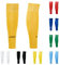 LION SPORTSWEAR Kids/Youth Football Sock Sleeves To Accompany Grip Socks - Fits Over Calf/Shin Pads - Variety Of Colors To Match Your Team Kit (Amber)