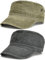 BABAHU Militärmütze, Gewaschene Baumwolle, einzigartiges Design (DE/NL/SE/PL, Alphanumerisch, Einheitsgröße, Y-Schwarz + Armeegrün)