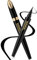 Jeffbaubl Eyeliner Wasserfest Schwarz, Eye Liner Schwarz, Langanhaltende Liquid Liner, Superschlank Filz-Eyeliner für Augen Make Up(1 Stück)