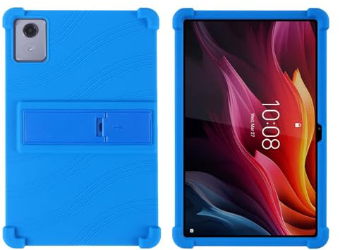 FKQLH Coque pour Lenovo Tab K11 Plus 11,5 Pouce TB352FU, Supporter Silicone Enfants Housse de Protection Poids Léger Stand Coque Cover pour Lenovo Tab K11 Plus 11,5 Pouce TB352FU, Bleu foncé