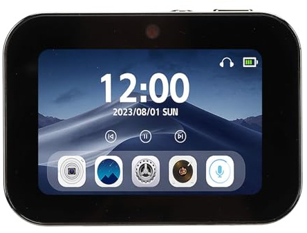 4K-Digitalkamera für Fotografie, 64 MP Autofokus, Kleine Kamera für Unterwegs mit Selfie-Objektiv, Kompakte Videokamera mit Blitz, Anti-Shake (Black)