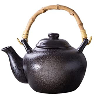 OKUMEYR Impostato tazza di tè caffè teiera asiatica teiera isolata teiera di porcellana piccola teiera giapponese d'epoca teiera a foglie sciolte teiere antiche bollitore in ceramica