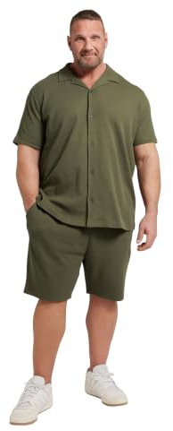 BadRhino Big & Tall Textured Jersey Shorts - Men's - Plus Size Curve